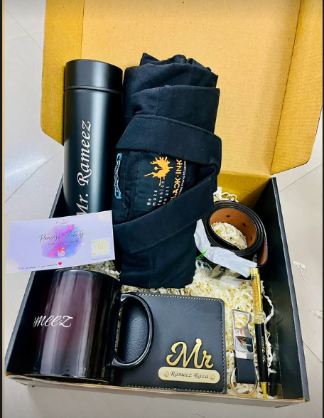 Flamingo Personalised Hamper for Him