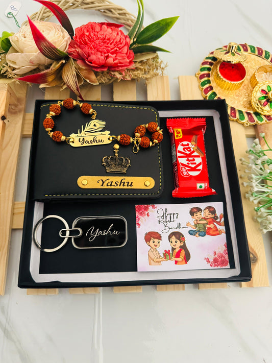 Flamingo Custom Rakhi Combo