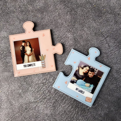 Custom Couple Magnet – Personalize with Photos (3x3 Inches)