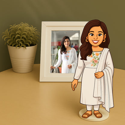 Piktoon Customized Caricature Standee Gift – Premium Personalized Artwork