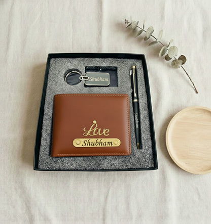 Flamingo Personalized Wallet Pen Set