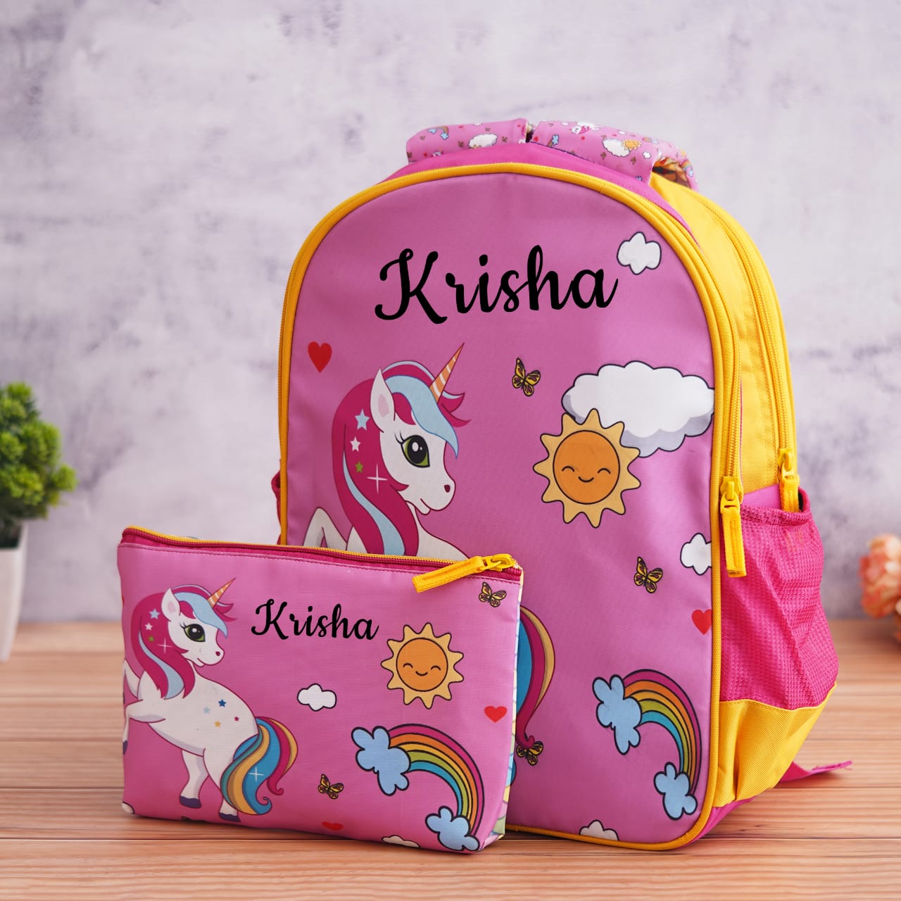 Reversible School Bag with Folder Set (Female)