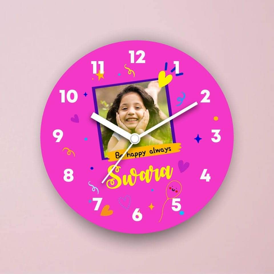 Brighten Your Child’s Room with a Fun & Customised Kids Clock