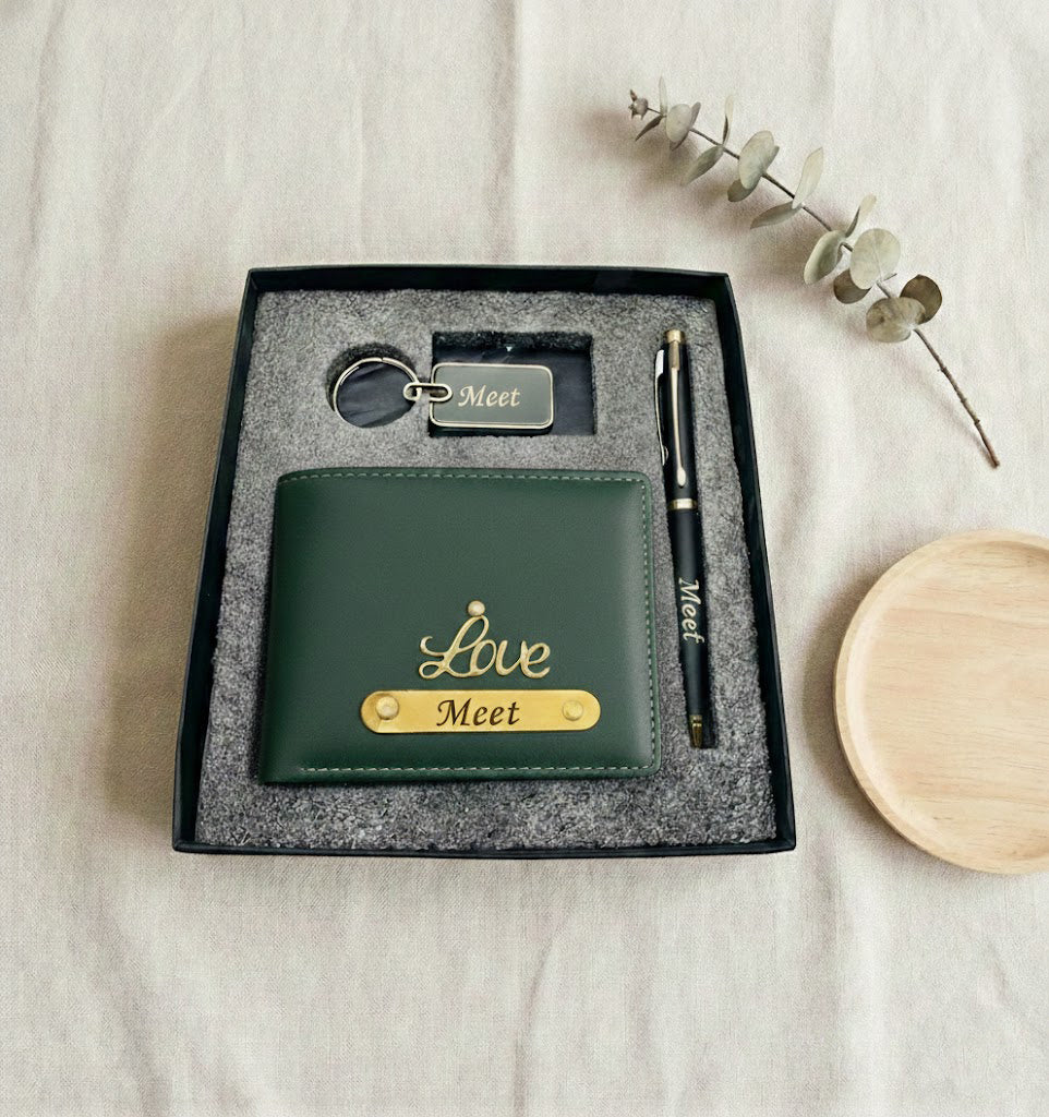 Flamingo Personalized Wallet Pen Set