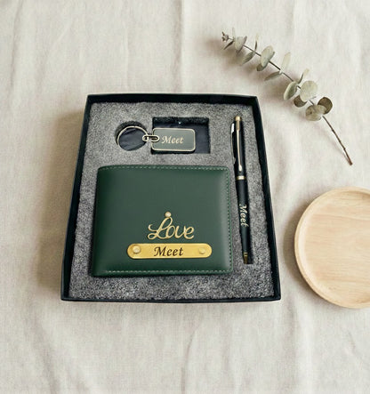 Flamingo Personalized Wallet Pen Set