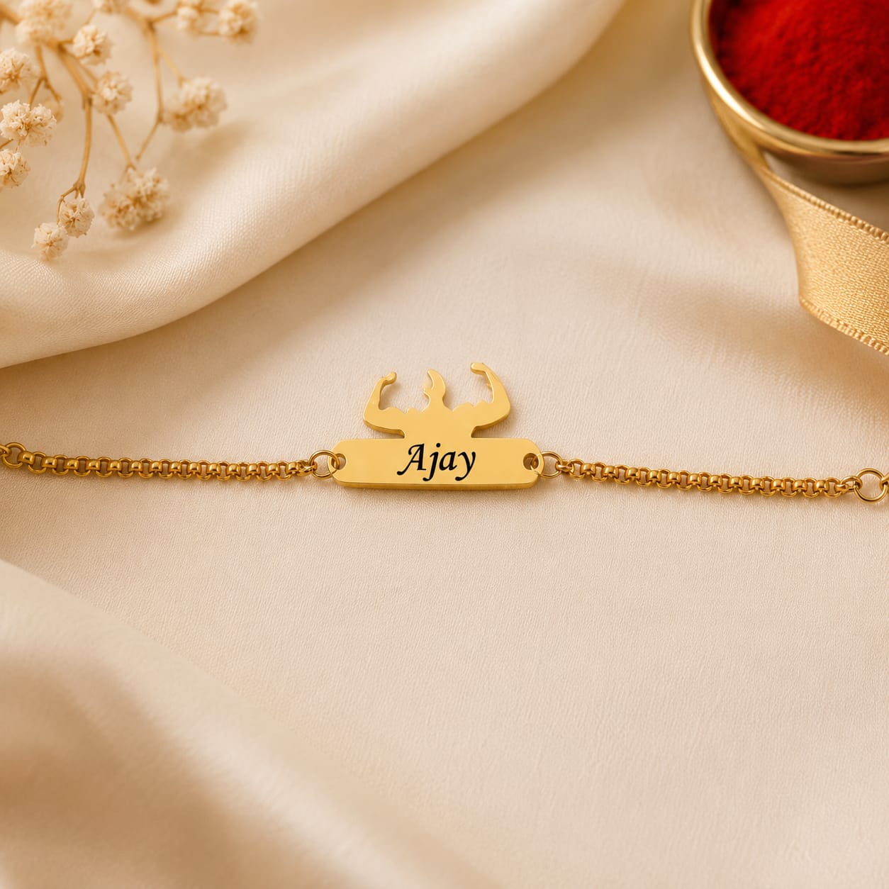 Flamingo Designer Rakhi Collection | Premium Brass Rakhi for Raksha Bandhan
