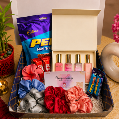 Flamingo Rakhi Gift Hamper for Sister | Sister Rakhi Gift