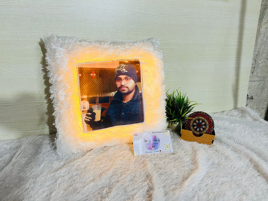 Flamingo Personalized Photo Cushion