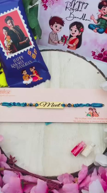 Flamingo Personalized Name Rakhi Collection – Premium Custom Rakhi for Your Brother