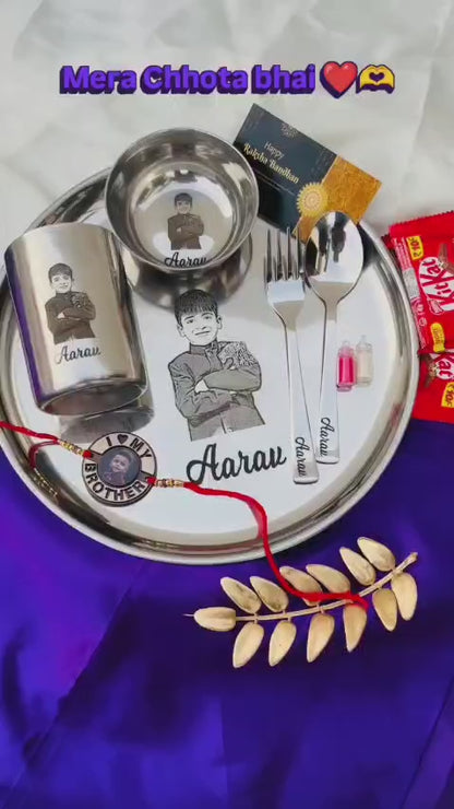 Flamingo Personalized Raksha Bandhan Gift Hamper