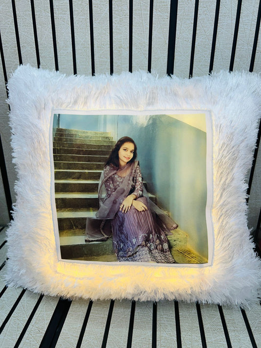 Flamingo Photo Pillow – Custom with Your Photo | Soft & Comfy
