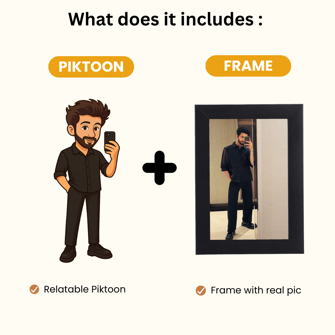 Piktoon Personalized Caricature – Custom Photo Artwork